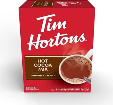 Tim Hortons Hot Cocoa Mix Packets, Smooth & Creamy, 40 Count - Image 1