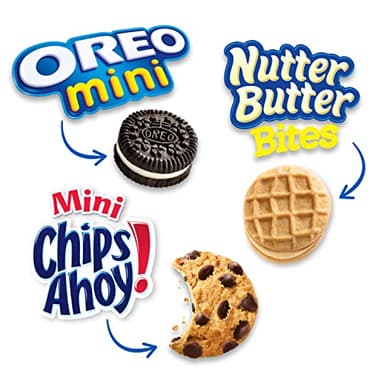 Nabisco Cookie Variety Pack, OREO Mini, Nutter Butter Bites, CHIPS AHOY! Mini, 40 Snack Packs (4 Boxes) - Image 6