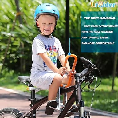 UrRider Child Bike Seat, Front Mount Kids Bike Seat, Fits Mountain Bikes, Hybrid Bikes, Portable, Tool-Free, Quick-Release, Ultra-Light, Toddler Bike Seat for Children 2-6 Years(up to 60lbs) - Image 8