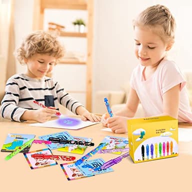 TAFULOR Invisible Ink Pen for Kids, Birthday Party Favors for Girls Boys, Spy Pens with UV Light Secret Message Magic Markers, Goody Bag Stuffers Toys for 4-12 Year Old Girls Boys Gift (24PCS) - Image 7