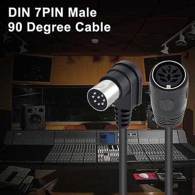 Poyiccot 8 PIN DIN Extension Cable, 3.3ft, Male to Female, Compatible with B&O Systems, PowerLink MK2, Monster Clarity HD, Tur-bograft 16 Controller - Image 6