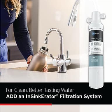 InSinkErator Stainless Steel Tank, HC250MBLK-SS HOT250 System, 2-Handle Drinking Faucet in Matte Black with 2/3-Gallon, Filter-Compatible Instant Hot/Cold Water Dispenser - Image 8
