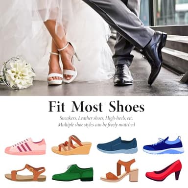 Heel Pads for Shoes, Ball of Foot Cushions Metatarsal Women, High Heel Inserts for Too Big Shoe, Arch Support Relieves Foot Pain, No Slip Insoles Inserts Comfort Pads for Women - Image 4