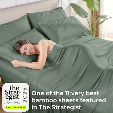 GOKOTTA King Size Sheets Set,Breathable Soft Sheets King Size,16” Pocket King Sheets with Elastic Corner Straps,Moisture Wicking,Double Stitching - Image 5