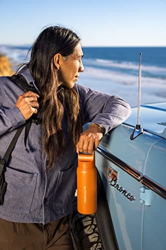LifeStraw Go Series — Insulated Stainless Steel Water Filter Bottle for Travel and Everyday Use Removes Bacteria, Parasites and Microplastics, Improves Taste, 24oz Kyoto Orange - Image 7
