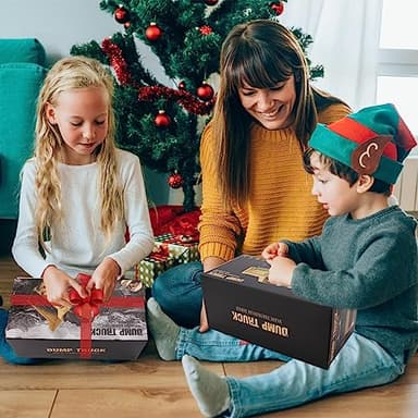 IQKidz Remote Control Dump Truck Toys - RC Construction Vehicles with Blue Warning Lights, Trucks Toy for Boys Girls 3 4 5-7 8 9 10 Year Old and Up, Best Birthday Gift Ideas for Kids Age 5-10 - Image 7