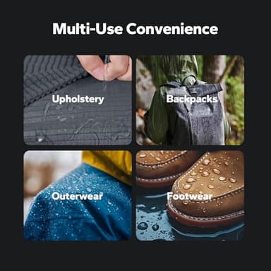 CleanCrown Shoes Protector Spray (5.4 Fl Oz), Suede & Leather Protector Spray, Waterproofing & Stain Guard for Shoes, Boots, Bags & Upholstery, Long-Lasting Water Repellent Spray - Image 6