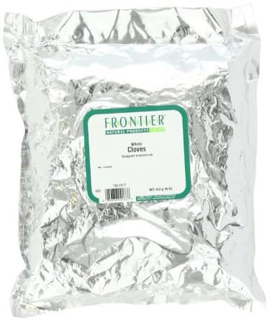 Frontier Co-op Whole Cloves, 1-pound Bulk Bag, Hand-Selected Fancy Grade, Aromatic & Richly Flavored, Non GMO, Non ETO - Image 1