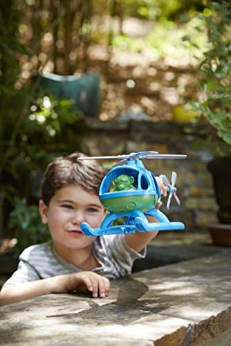 Green Toys Helicopter, Blue/Green - Image 4