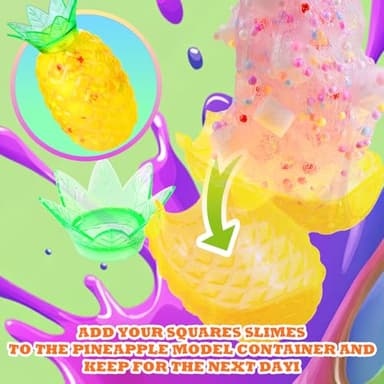 Glimmer Crunchy & Foam Slime Making Kit for Girls - Jelly Cubes & Glowing Slime, Stress Relief Toys for Kids 6-12, Classroom Rewards & Party Supplies - Image 5
