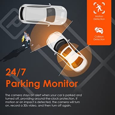 RexingUSA R4-4 Channel Dash Cam W/All Around 1080p Resolution, Wi-Fi, GPS, IR Night Vision, Parking Mode, Collision Detection, Type-C Port - Image 7