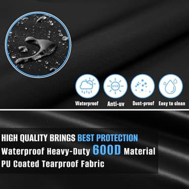 Ice Maker Bag for Countertop Ice Maker Machine with handles,Heavy Duty 600D Oxford Fabric Ice Maker Cover for Portable Ice Makers/Ice Cube Maker/Ice Machine( Bag Only) - Image 4