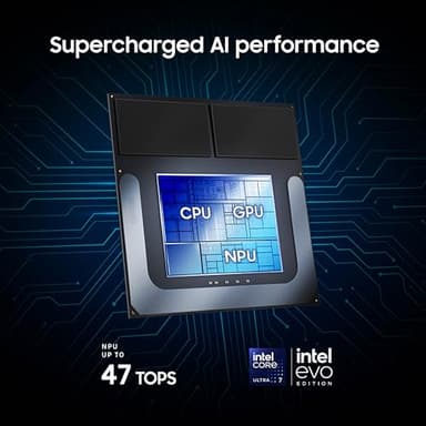 Samsung 16” Galaxy Book5 Pro 360 Copilot+ PC, AI Computer, Intel Core 7 Ultra Processor, 3K AMOLED (2880x1800) Touchscreen, S Pen,120Hz, Dolby Atmos, Student Laptop, Lightweight, All-Day Battery Life - Image 2