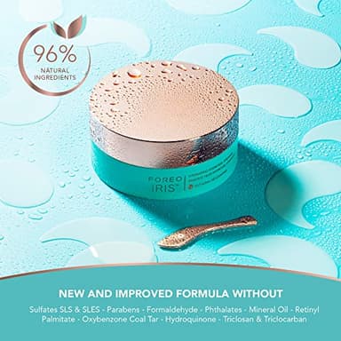 FOREO IRIS Hydrating Hydrogel Eye Mask - Dark Circles Under Eye Treatment for Women & Men - Puffy Eyes Treatment - Hydrating & Refreshing - Vegan - All Skin Types - 60 Under Eye Patches - Image 7