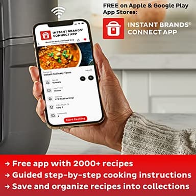 Instant Pot Vortex 2QT Mini Air Fryer,Small Air fryer that Crisps,Reheats, Bakes, Roasts for Quick Easy Meals,Includes over 100 In-App Recipes,is Dishwasher-Safe,from the Makers of Instant Pot, White - Image 8
