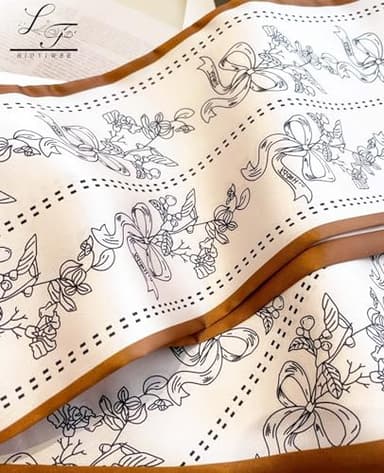 Hioyiwse Head Scarf Hair Neck Scarves For Women Purse Bag Scarfs For Handbags Silky Long Thin Satin Headscarf Fashion Lightweight 59 * 5.9inch B17 - Image 4