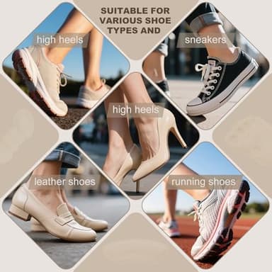 14 Pairs Premium Heel Grips for Men and Women, Heel Pads for Shoes That are Too Big, Self-Adhesive, Inserts for Loose, Heel Filler Cushions Improved Shoe Fit and Comfort. - Image 6