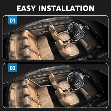 Baby Car Camera, HD Display Baby Car Mirror with Night Vision Feature, 4.3 inch Baby Car Camera with Monitor Wide Clear View, BackSeat Camera Rear Facing to Observe Baby’s Every Move - Image 7
