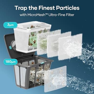 (2025 Upgrade) Aiper Scuba S1 Robotic Pool Cleaner, Wall & Waterline Cleaning, Double Filtration, Extended 180-Min Battery Life, Smart Navigation, App Support, OTA Upgrade - Image 5