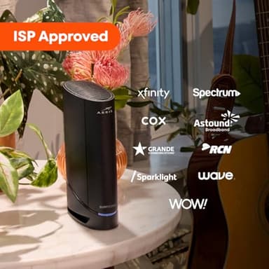 ARRIS (G20) - Cable Modem Router Combo - Fast DOCSIS 3.1 Multi-Gigabit WiFi 6 (AX3000), Approved for Comcast Xfinity, Cox, Spectrum & More, 1.0 Gbps Max Speeds, Next-Generation Upload Optimized - Image 3
