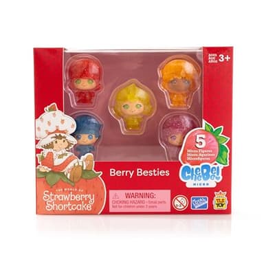 Strawberry Shortcake Limited Edition' 5-Pack Berry Besties Collector Set with 5 Glitter Berry Besties 1.5-inch Cheebee Micro Figures - Image 6