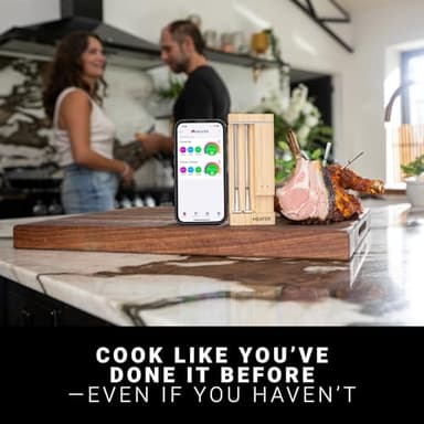MEATER Pro Duo: WiFi Smart Meat Thermometer | 1000°F High Heat Resistance | Long Range | Dual Probes | Six Sensors | BBQ, Oven, Grill, Smoker, Air Fryer, Deep Fryer | iOS & Android App - Image 2