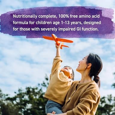 Vivonex Pediatric Elemental Powder, Hypoallergenic Formula for Children Ages 1-13,Tube Feeding or Oral Supplementation, Unflavored, 14.1 oz, Pack of 6 - Image 2