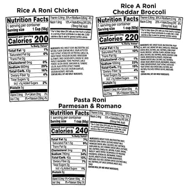 Rice-A-Roni Cups Individual Cup, 3-Flavor Variety Pack, 2.25 Oz (Pack of 12) - Image 3