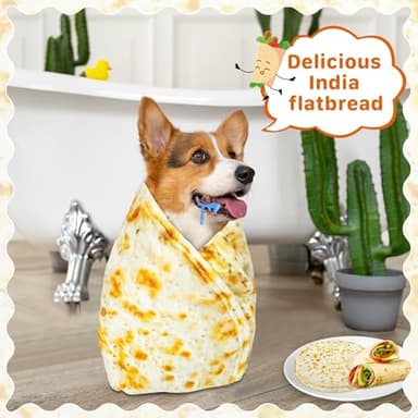 Tortilla Baby Burritos Swaddle Blanket - Taco Flannel Wrap Blanket, 285 GSM Soft, Funny Gifts for Baby Shower, Boy or Girl, 0-3, 6, 9 Months - Image 2