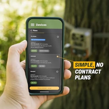 Moultrie Edge 3 Cellular Trail Camera with 3.4W Solar Kit - 40MP HD Photo Capture - 1080p Low-Glow Flash - GPS - Multi-Carrier Auto-Connect - Built-in Memory - 0.5s Trigger Speed - AI Buck Detection - Image 6