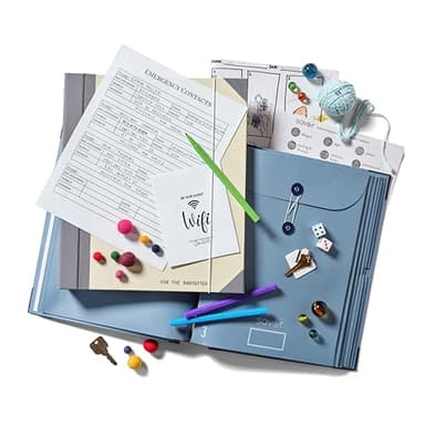 Savor | 2025 Edition The Folio™ Document Organizer | Custom Dyed Cloth-Bound Expanding File for Important Papers, Passports, Birth Certificates & More | Ideal for Home Organization & Graduation Gift - Image 7