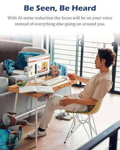 HP All-in-One Computer - 21.5'' FHD Anti-Glare Display, Home Desktop PC, Win 11 Pro, Wired KB & Mouse, Wi-Fi 6, Bluetooth, Intel Celeron J4025, HD Webcam (16GB RAM | 1TB SSD) - Image 8