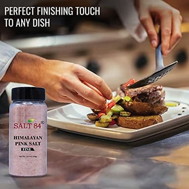 SALT 84 Himalayan Pink Salt, Fine Salt Plastic Shaker - 12.49 Ounce - Image 10