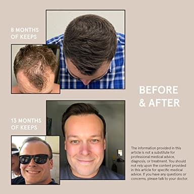 Keeps Hair Regrowth Treatment Mens Shampoo for Fuller, Thicker Looking Hair, 8 oz - Thinning and Hair Growth Shampoo for Men - DHT Blocker - Infused with Biotin, Caffeine, & Saw Palmetto - Image 7