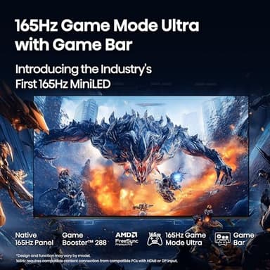 Hisense 55" U7 Mini-LED ULED 4K UHD Best Premium Gaming Google Smart TV (55U75QG, 2025 Model) - QLED, Native 165Hz, VRR 288, Up to 3000 Nits, HDR10+, Dolby Vision IQ · Atmos, IMAX Enhanced, 2.1.2 Ch - Image 5