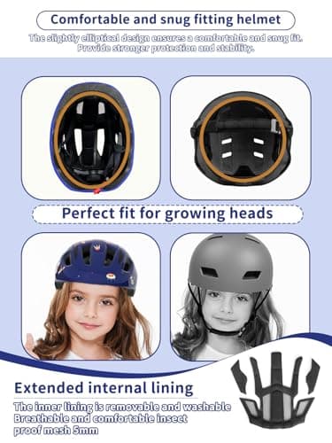 XJD Toddler Helmet Kids Bike Helmet Multi-Sport Adjustable Skateboard for Kids Boys Girls Infant Lightweight for Age 1 and Older - Image 6