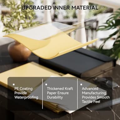 ABC life Important Document Organizer, Customized Expanding File Folder for Important Papers, Letters, Birth Certificates, Emergency Binder, Photos, Passports, Black - Image 4