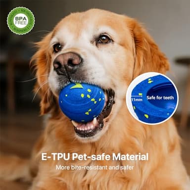 Interactive Dog Toys Balls Moving - Smart Automatic Bouncing Interactive Dog Ball, Durable Pet-Safe E-TPU Material, IPX7 Waterproof, Anti Boredom Dog Toys to Keep Them Busy for Large and Small Dogs - Image 4