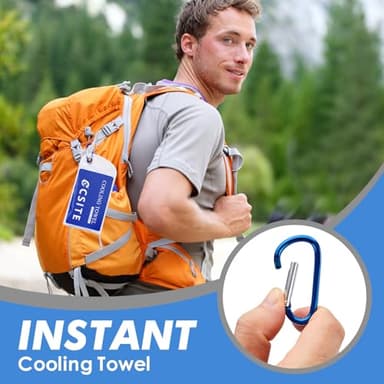 CSITE 6 Pack Cooling Towels (47"x12") for Neck and Face, Ice Towel for Hot Weather, Soft Breathable Chilly Gym Towels, Microfiber Towel for Work Out, Yoga, Running, Camping & More Activities - Image 6