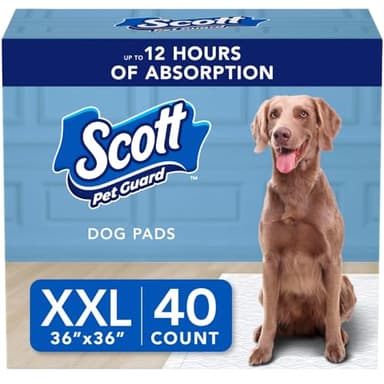 Scott Pet Guard Dog Pads - Size XXL - 36" x 36" - 40 Pack - Image 1