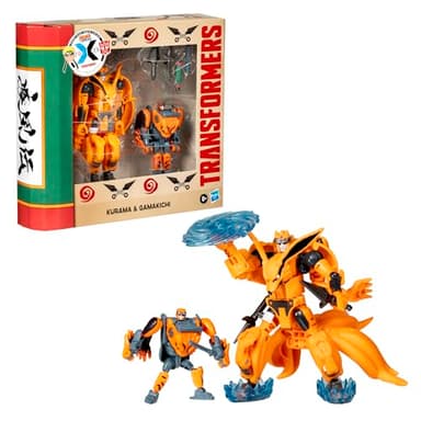 Transformers Collaborative Naruto Shippuden, Kurama & Gamakichi, Anime Toys, Action Figures, 8+ - Image 3