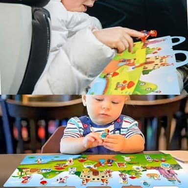 Reusable Sticker Book for Kids, Fairy Stickers Educational Learning Toys Travel Stickers Activity Books for Toddler Girls Boys Age 3+ Birthday Gifts - Image 5