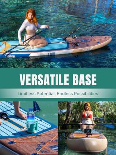 Niphean (Extra Large) Inflatable Paddle Board, SUP for 2+1 People/Family, Stand Up Paddle Board with (Beginner Friendly), Waterproof Phone Pouch, Paddle Boards for Adults, Gift Ideas - Image 5