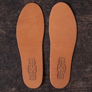 Nicks Boots Veg Tan Leather Insoles, Men’s Shoe Size 8-9.5, Handcrafted in USA, Trim to Fit, Molds to Foot for Extra Comfort - Image 5