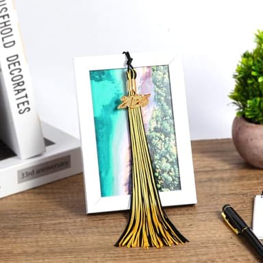 2025 Tassel Graduation, Graduation Tassel 2025 with 2025 Year Charm, 9" Size, Premium Silk Thread & Metal Charm, Commemorative Keepsake for Class of 2025 (Black) - Image 5