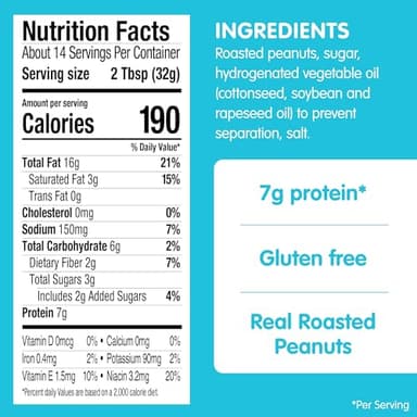 SKIPPY Peanut Butter, Creamy, 7 g protein per serving, 16.3 Ounce (Pack of 12) - Image 10