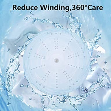 Compact Portable Washing Machine – Mini Twin Tub Washer with Built-in Drain Pump, 14.3lbs Semi-Automatic Spin Dryer, Ideal for Camping, Apartments, Dorms, College Rooms and Small Spaces, Gray - Image 8