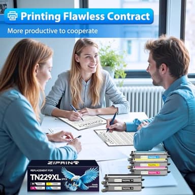 TN229XL TN229 Toner 5 Pack Compatible Replacement for Brother TN229 TN229XL Toner Cartridges for Brother MFC-L3780CDW HL-L3280CDW MFC-L3720CDW HL-L3220CDW HL-L3300CDW HL-L3295CDW Printer - Image 7