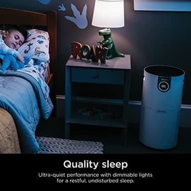Shark Air Purifier for Home Large Room, Clean Sense Technology, HEPA Air Filter, 1000 Sq Ft, Kitchen, Filters Smoke, Captures 99.98% of Particles, Pet Dander, Pollutants, Dust, Allergens, HP201 - Image 5