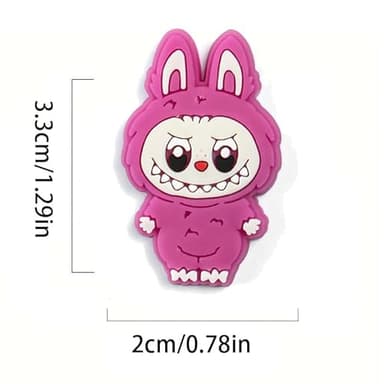 10 PCS Cute Cartoon Shoe Charms for Kids & Adults - Colorful PVC Cartoon Shoe Decor Pins for Sandals - Party Favors Gifts (Boys/Girls/Teens), 1.29 x 0.78 inches - Image 2